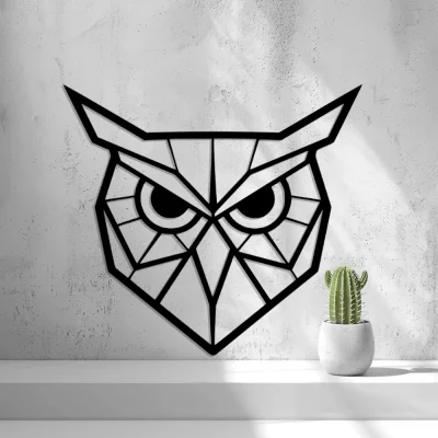Owl Decor Flat (15X15cm)