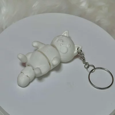 Articulated Cat keychain