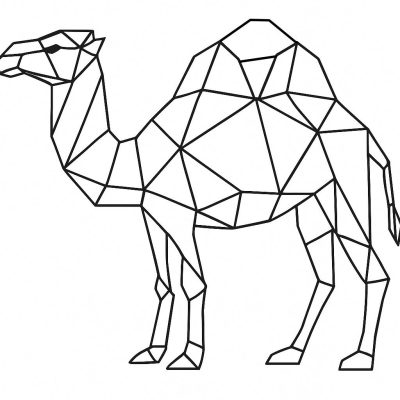 Camel Decor Flat (15X15cm)