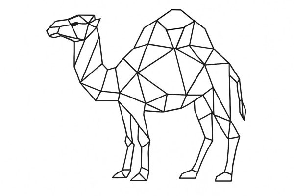 Camel Decor Flat (15X15cm)