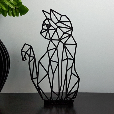 Cat Decor Flat (15X15cm)